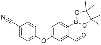 CAS # 2141947-89-7, 4-[3-Formyl-4-(4,4,5,5-tetramethyl-1,3,2-dioxaborolan-2-yl)phenoxy]-Benzonitrile