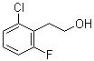 2-(2-氯-6-氟苯基)乙醇分子结构 (CAS 214262-86-9)