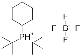 -叔丁基(环己基)鏻四氟硼酸盐分子结构 (CAS 2143022-27-7)