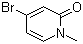 4-溴-1-甲基吡啶-2-酮分子结构 (CAS 214342-63-9)