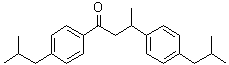 structure of CAS# 2143535-25-3, 1,3-双(4-异丁基苯基)丁烷-1-酮