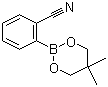 2-腈基苯硼酸新戊二醇酯分子结构 (CAS 214360-47-1)