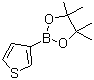 噻吩-3-硼酸频哪醇酯分子结构 (CAS 214360-70-0)
