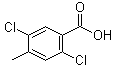 structure of CAS# 21460-88-8, 2,5-Dichloro-4-methylbenzoic acid