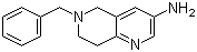 structure of CAS# 214699-26-0, 5,6,7,8-Tetrahydro-6-(phenylmethyl)-1,6-naphthyridin-3-amine