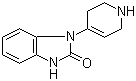1,3-二氢-1-(1,2,3,6-四氢-4-吡啶基)-2H-苯并咪唑-2-酮分子结构 (CAS 2147-83-3)