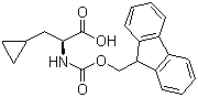 structure of CAS# 214750-76-2, Fmoc-L-环丙基丙氨酸