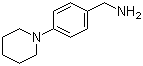 (4-哌啶基苯基)甲胺分子结构 (CAS 214759-73-6)