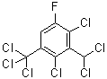structure of CAS# 214774-60-4, 2,4-二氯-3-(二氯甲基)-1-氟-5-(三氯甲基)苯