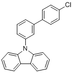 9-(4'-氯-[1,1'-联苯]-3-基)-9H-咔唑分子结构 (CAS 2148296-04-0)