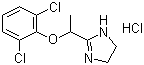 structure of CAS# 21498-08-8, Lofexidine hydrochloride