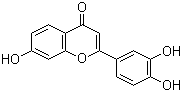 structure of CAS# 2150-11-0, 7,3',4'-三羟基黄酮