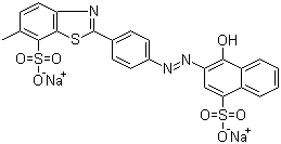 structure of CAS# 2150-33-6, 噻嗪红