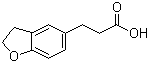 2,3-二氢苯并呋喃-5-丙酸分子结构 (CAS 215057-28-6)