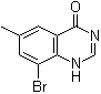 8-溴-6-甲基-4(1H)-喹唑啉酮分子结构 (CAS 215115-09-6)