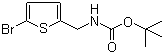 N-[(5-溴-2-噻吩基)甲基]氨基甲酸叔丁酯分子结构 (CAS 215183-27-0)