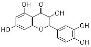 3,5,7,3',4'-五羟基黄烷酮分子结构 (CAS 215257-15-1)