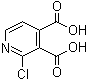 structure of CAS# 215306-02-8, 2-氯吡啶-3,4-二甲酸