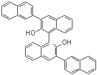 structure of CAS# 215433-53-7, (1'R)-[2,3':1',1'':3'',2'''-四联萘]-2',2''-二醇