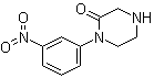 structure of CAS# 215649-84-6, 1-(3-硝基苯基)-2-哌嗪酮