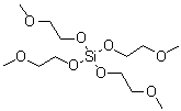 structure of CAS# 2157-45-1, 四(甲氧基乙氧基)硅烷