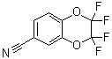 structure of CAS# 215732-94-8, 6-氰基-2,2,3,3-四氟-1,4-苯并二恶烷