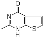 structure of CAS# 21582-51-4, 2-甲基-3H-噻吩并[2,3-d]嘧啶-4-酮