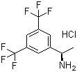 (R)-1-[3,5-双(三氟甲基)苯基]乙胺盐酸盐分子结构 (CAS 216002-20-9)