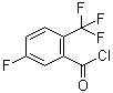 5-氟-2-(三氟甲基)苯甲酰氯分子结构 (CAS 216144-70-6)