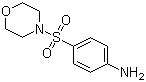 4-(吗啉磺酰基)苯胺分子结构 (CAS 21626-70-0)