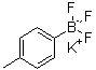 (4-甲基苯基)三氟硼酸钾分子结构 (CAS 216434-82-1)