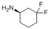 (R)-3,3-二氟-环己胺分子结构 (CAS 2165441-86-9)
