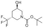 CAS # 2165480-63-5, tert-Butyl (3R,5R)-3-hydroxy-5-(trifluoromethyl)piperidine-1-carboxylate
