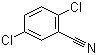 2,5-二氯苯甲腈分子结构 (CAS 21663-61-6)