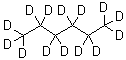 全氘代己烷分子结构 (CAS 21666-38-6)