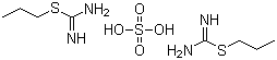 structure of CAS# 21668-81-5, 异硫脲丙基硫酸盐