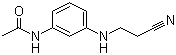 CAS 登录号：21678-63-7, N-[3-[(2-氰乙基)氨基]苯乙酰胺, 3-(N-氰乙基)氨基乙酰苯胺