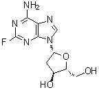 structure of CAS# 21679-12-9, 2-氟-2'-脱氧腺苷