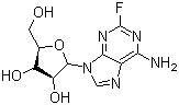 氟达拉宾分子结构 (CAS 21679-14-1)