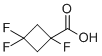 structure of CAS# 2168983-35-3, 1,3,3-三氟环丁烷-1-羧酸