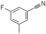 3-氟-5-甲基苯腈分子结构 (CAS 216976-30-6)