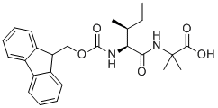 Fmoc-Ile-Aib-OH分子结构 (CAS 2171139-20-9)