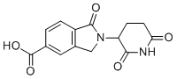 2-(2,6-二氧代哌啶-3-基)-1-氧代-2,3-二氢-1H-异吲哚-5-羧酸分子结构 (CAS 2171780-01-9)