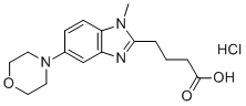 structure of CAS# 2173004-95-8, Bendamustine Ether Impurity (HCl)