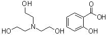 structure of CAS# 2174-16-5, Trolamine salicylate