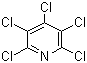 structure of CAS# 2176-62-7, 五氯吡啶