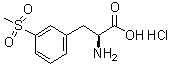 CAS # 2177264-60-5, 3-(Methylsulfonyl)-L-Phenylalanine hydrochloride (1:1), (S)-2-Amino-3-(3-(methylsulfonyl)phenyl)propanoic acid hydrochloride
