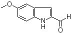structure of CAS# 21778-81-4, 5-甲氧基-1H-吲哚-2-甲醛