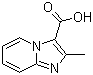 structure of CAS# 21801-79-6, 2-甲基咪唑并[1,2-a]吡啶-3-羧酸