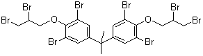 structure of CAS# 21850-44-2, 四溴双酚 A 双(二溴丙基)醚